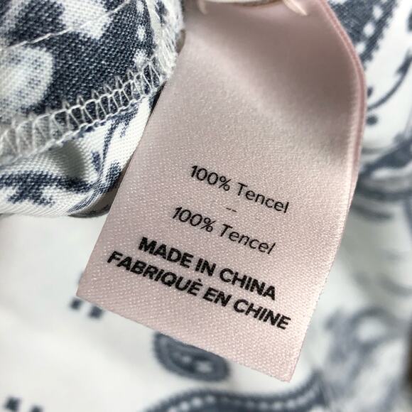 CINQ A SEPT Minella Off Shoulder Paisley Bandana Print Ruffle Dress Size 2 - Picture 5 of 7